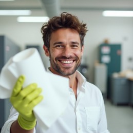 Recyclingpapier – 1-lagig weiß