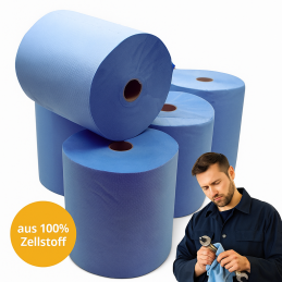 putzrolle blau