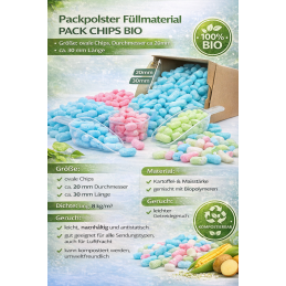 Verpackungschips Packpolster