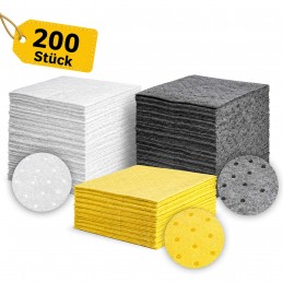 200 Stück Ölbindetücher 40x50 cm – Ölbindematten aus Polypropylen