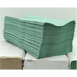 Papierhandtücher Handtuchpapier Falthandtüche Einmalhandtüche Papier ZZ Grün