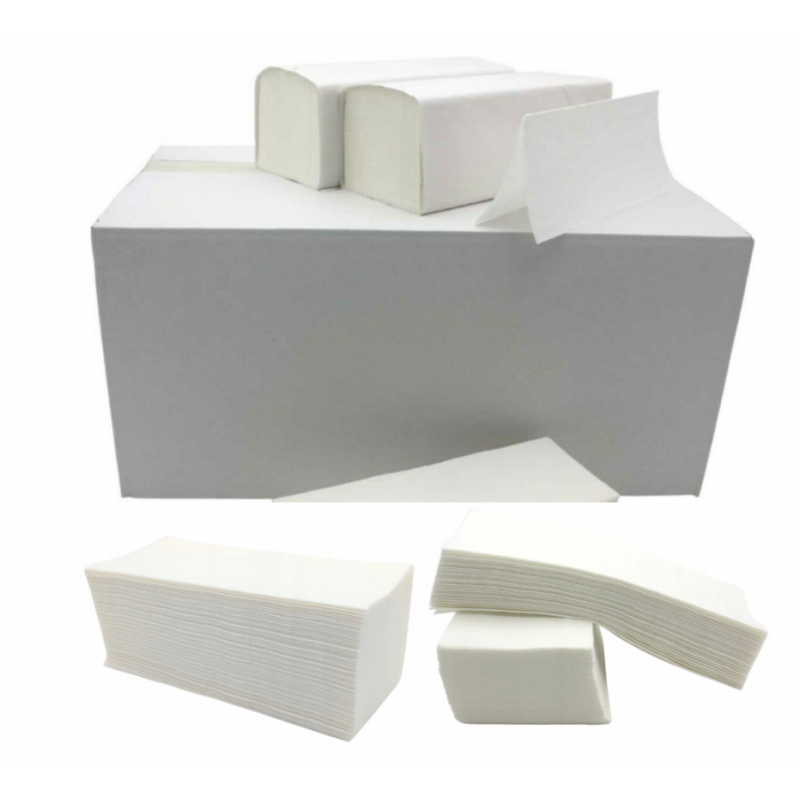 Papierhandtücher Zellstoff 2-lagig Handtuchpapier Falthandtüche Einmalhandtüche