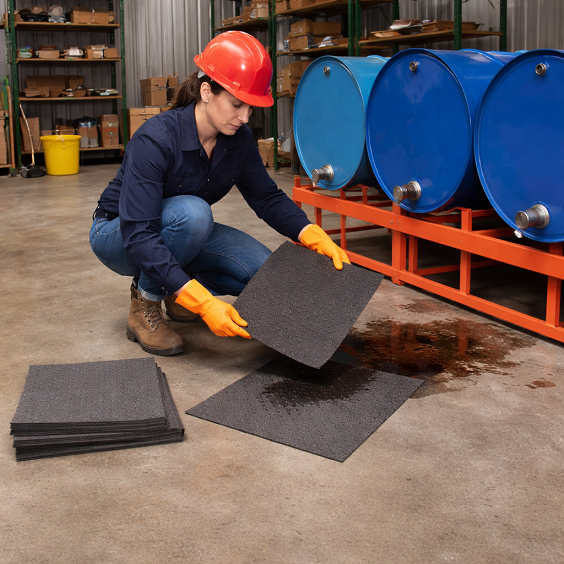 Sorbent-Saugmatte-Rolle